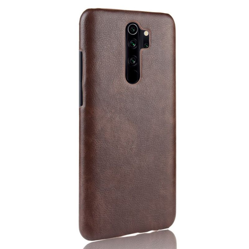 Case Kuoret Xiaomi Redmi Note 8 Pro Harmaa Musta Puhelinkuoret Suorituskykyinen Litsi Nahkainen Vaikutus