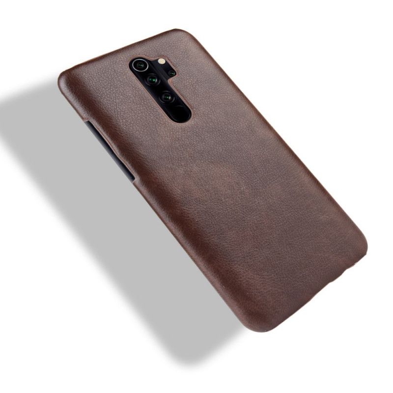 Case Kuoret Xiaomi Redmi Note 8 Pro Harmaa Musta Puhelinkuoret Suorituskykyinen Litsi Nahkainen Vaikutus