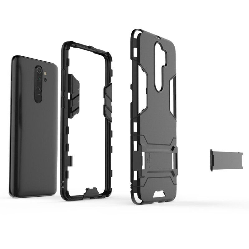 Case Kuoret Xiaomi Redmi Note 8 Pro Punainen Musta Puhelinkuoret Erittäin Kestävä