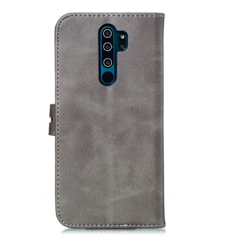 Flip Case Xiaomi Redmi Note 8 Pro Punainen Harmaa Kissanpentu