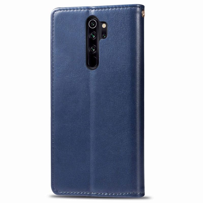 Kotelot Xiaomi Redmi Note 8 Pro Vihreä Punainen Tekonahkaa Ja Vintage Lukko