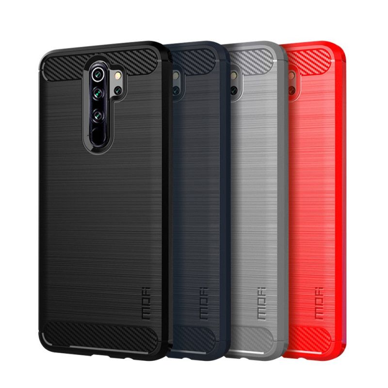 Kuori Xiaomi Redmi Note 8 Pro Harmaa Musta Mofi Harjattu Hiilikuitu Suojakuori