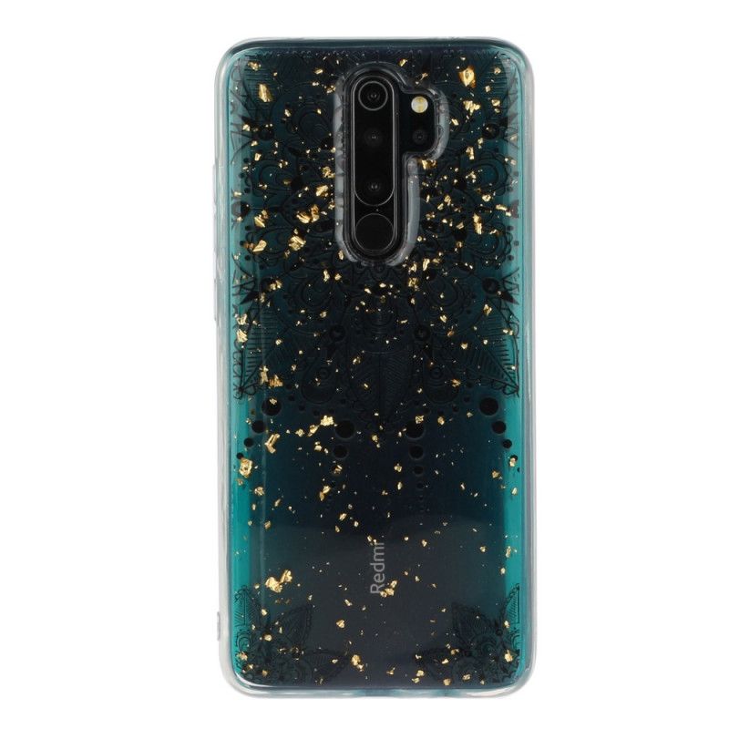 Kuori Xiaomi Redmi Note 8 Pro Läpinäkyvä Harmaa Mandala Suojakuori