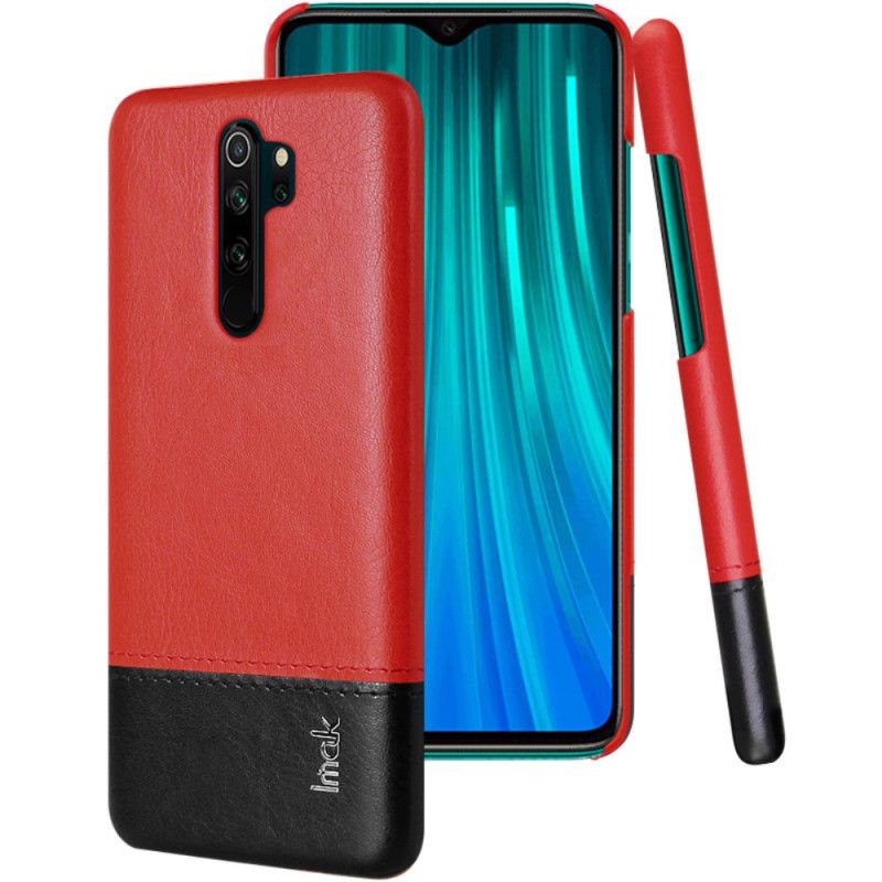 Kuori Xiaomi Redmi Note 8 Pro Punainen Imak Ruiyi -Sarjan Nahkaefekti