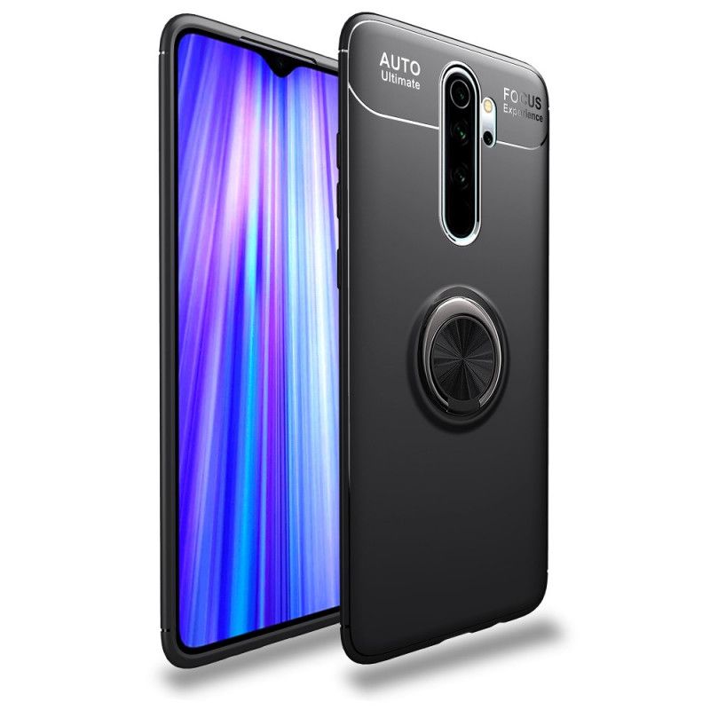 Kuori Xiaomi Redmi Note 8 Pro Punainen Musta Pyörivä Rengas