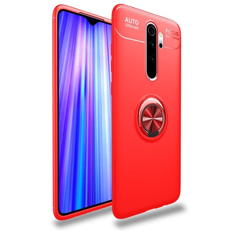 Kuori Xiaomi Redmi Note 8 Pro Punainen Musta Pyörivä Rengas