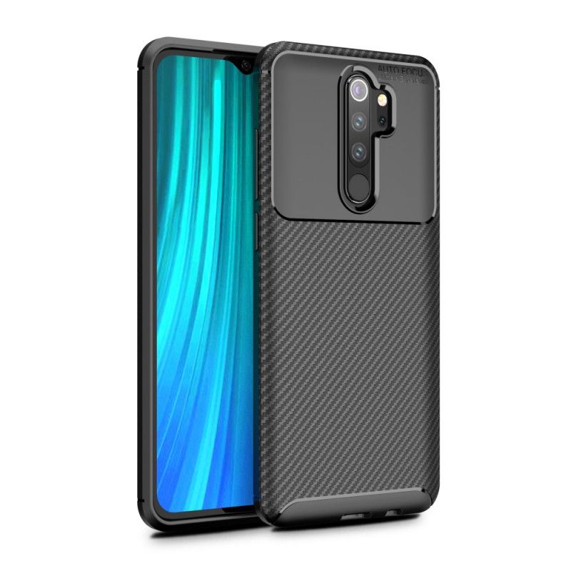 Kuori Xiaomi Redmi Note 8 Pro Tummansininen Musta Joustava Hiilikuidun Rakenne