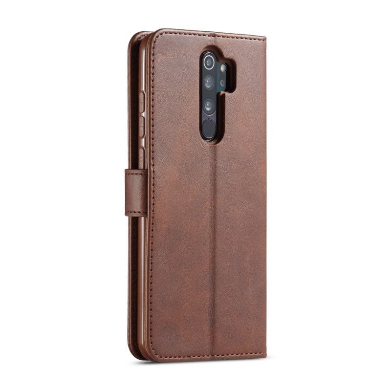 Suojakuori Xiaomi Redmi Note 8 Pro Harmaa Musta Lc.Imeeke Nahkaefekti