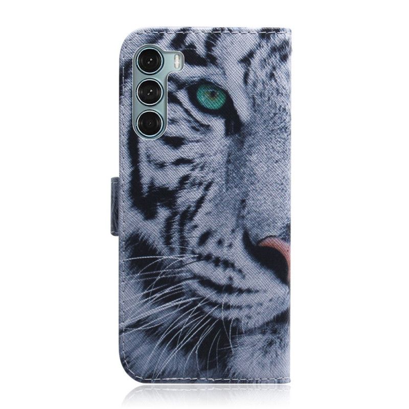 Flip Kotelot Moto G200 5g Tiger Face