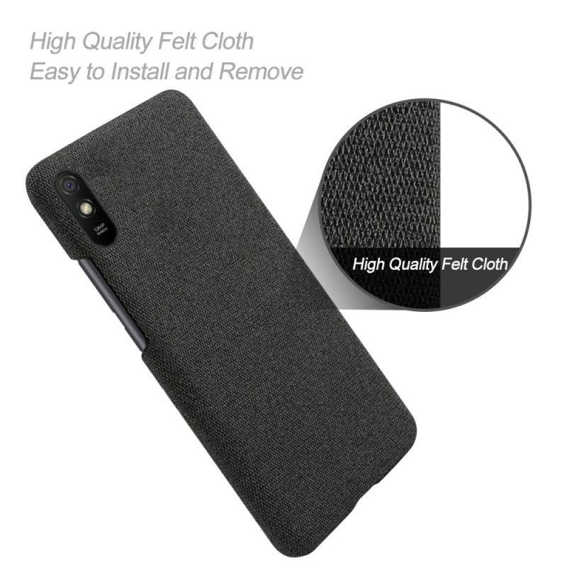 Case Kuoret Xiaomi Redmi 9A Harmaa Musta Puhelinkuoret Ksq Tyylikäs Kangas