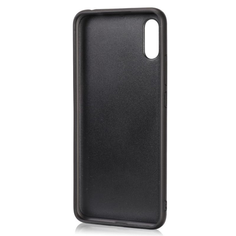 Case Kuoret Xiaomi Redmi 9A Harmaa Musta Puhelinkuoret Nahkahahmo Hienostunut