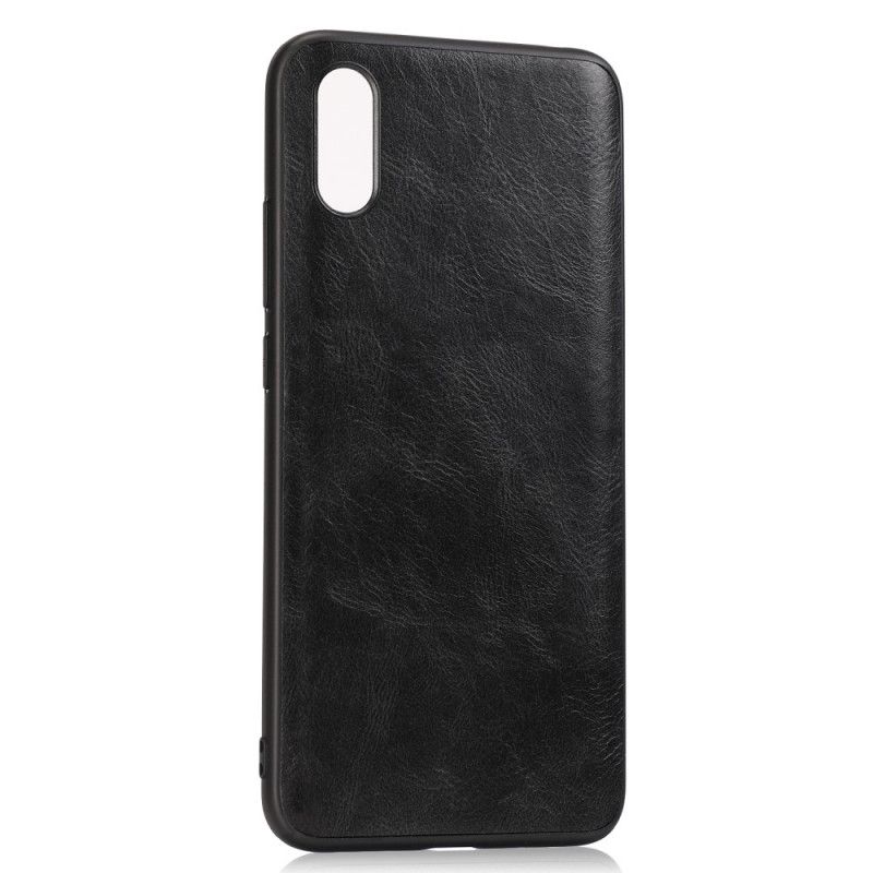 Case Kuoret Xiaomi Redmi 9A Harmaa Musta Puhelinkuoret Nahkahahmo Hienostunut