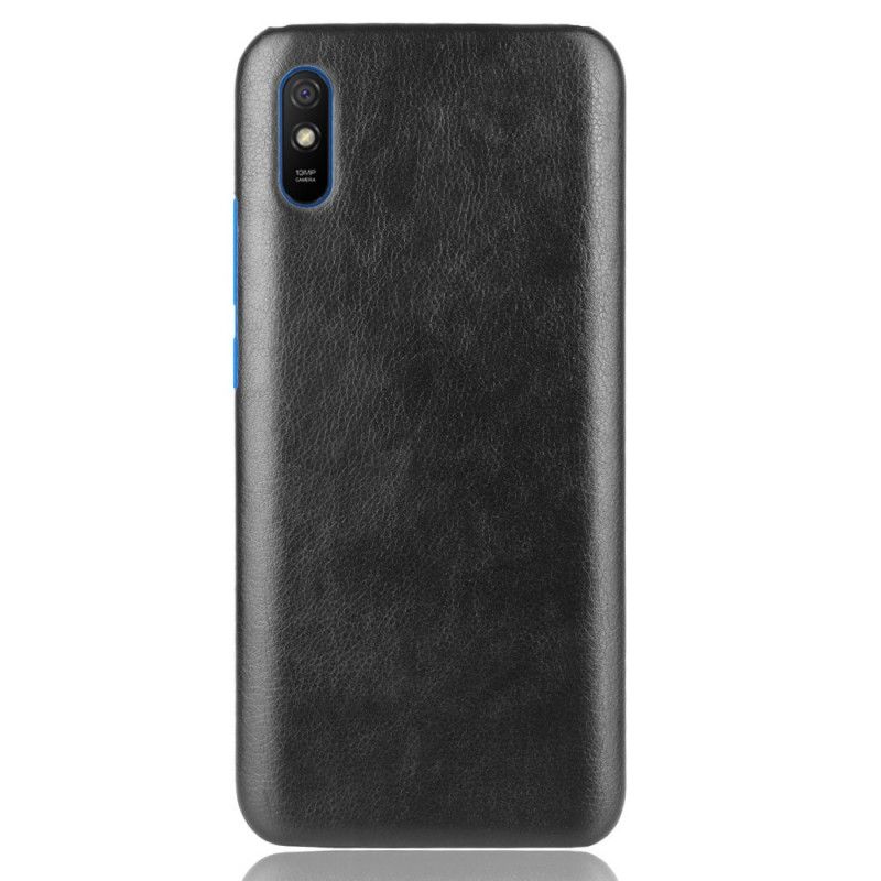 Case Kuoret Xiaomi Redmi 9A Harmaa Musta Puhelinkuoret Suorituskykyinen Nahkaefekti