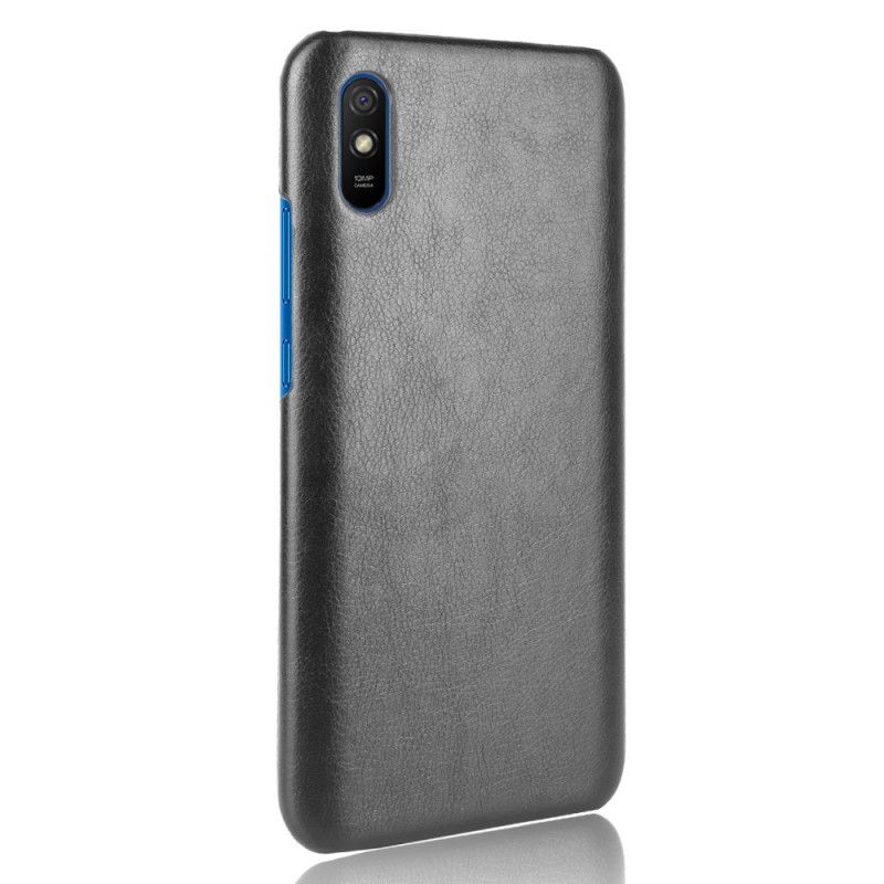 Case Kuoret Xiaomi Redmi 9A Harmaa Musta Puhelinkuoret Suorituskykyinen Nahkaefekti