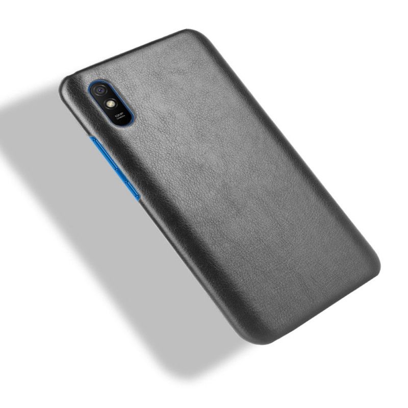 Case Kuoret Xiaomi Redmi 9A Harmaa Musta Puhelinkuoret Suorituskykyinen Nahkaefekti