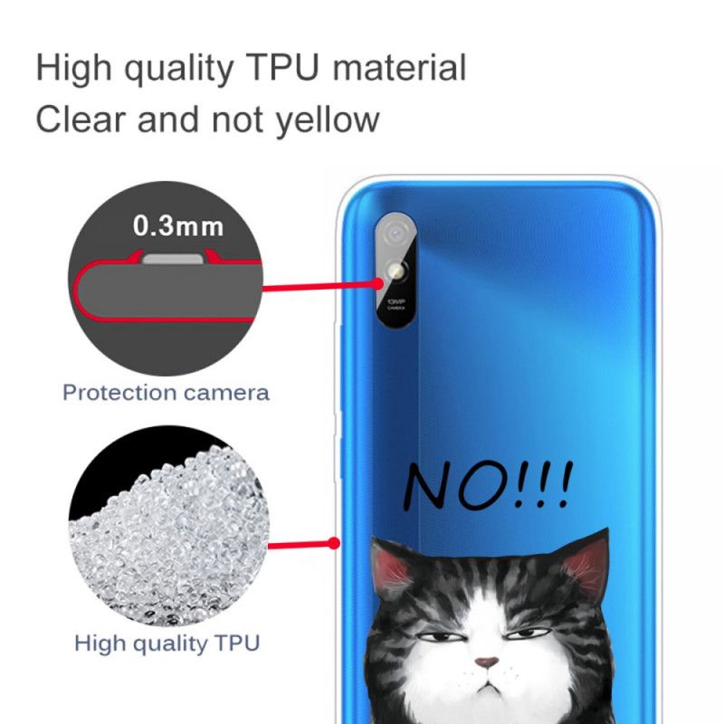 Case Kuoret Xiaomi Redmi 9A Puhelinkuoret Kissa. Joka Sanoo Ei