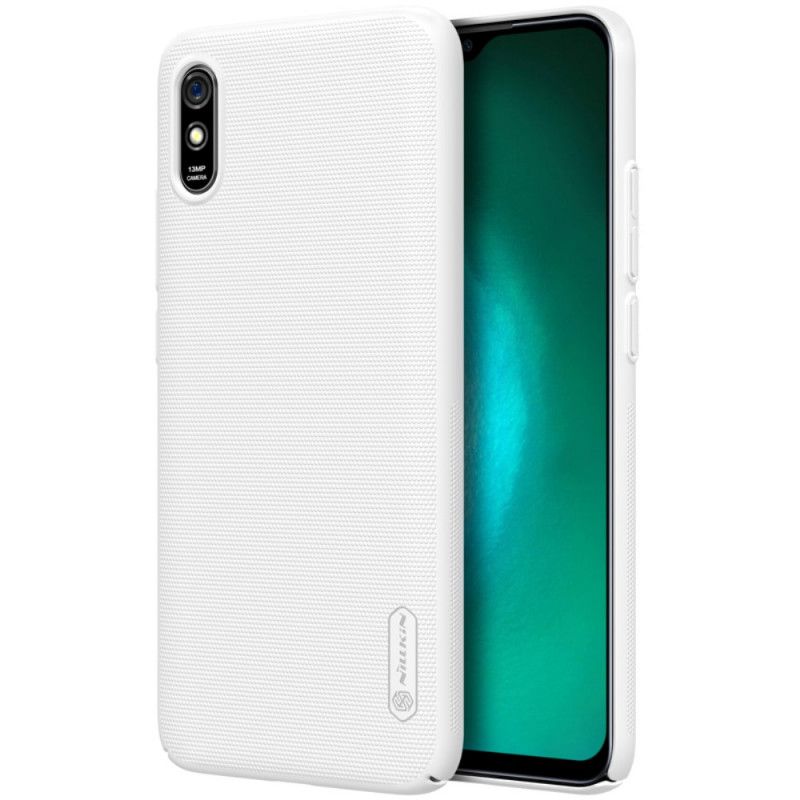 Case Kuoret Xiaomi Redmi 9A Valkoinen Musta Puhelinkuoret Jäykkä Himmeä Nillkin