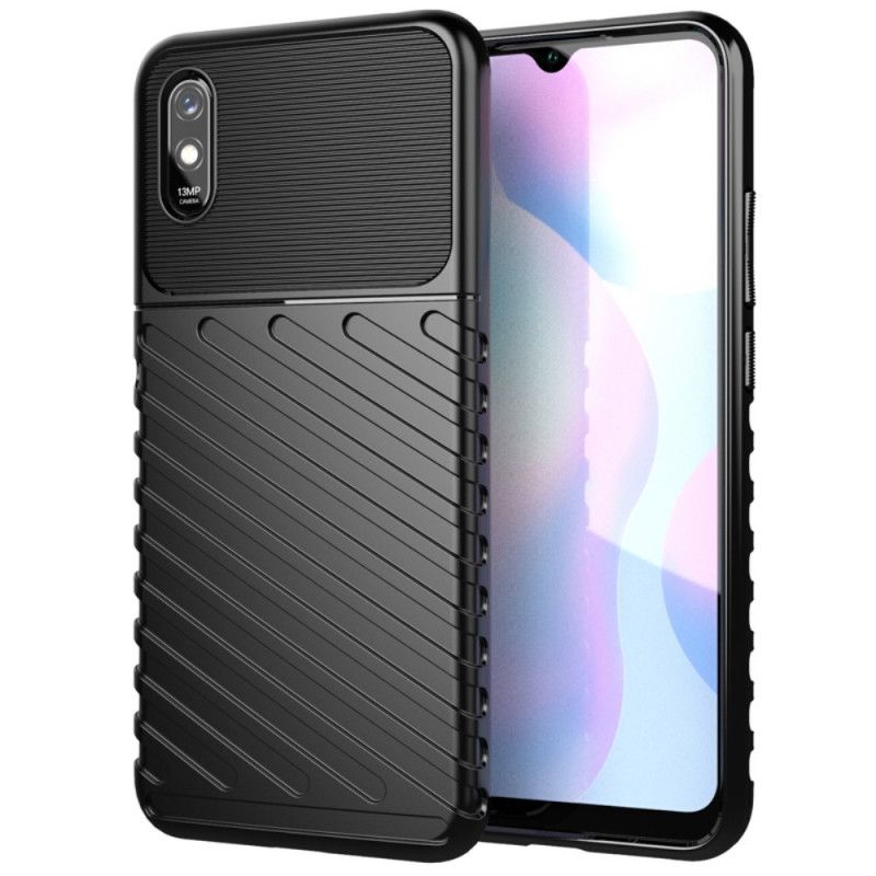 Case Kuoret Xiaomi Redmi 9A Vihreä Musta Puhelinkuoret Ukkosarja