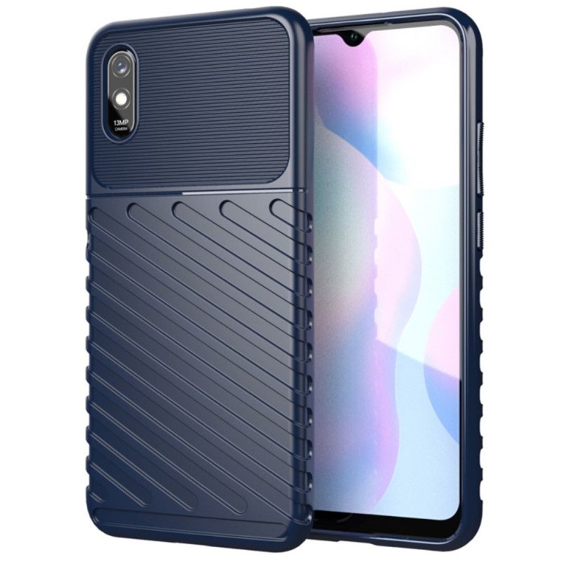 Case Kuoret Xiaomi Redmi 9A Vihreä Musta Puhelinkuoret Ukkosarja