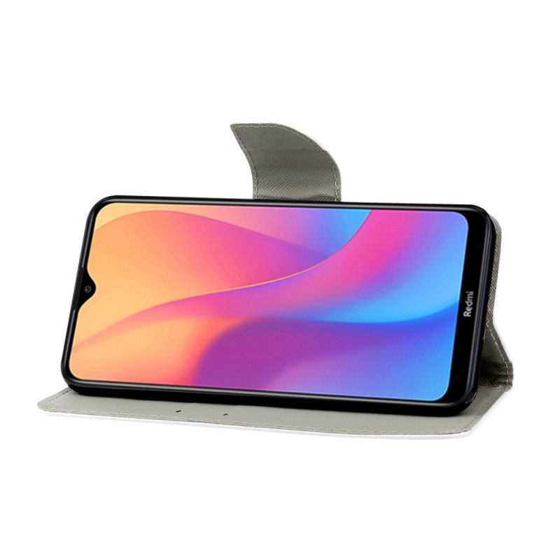 Flip Case Xiaomi Redmi 9A Värikkäitä Stringikukkia