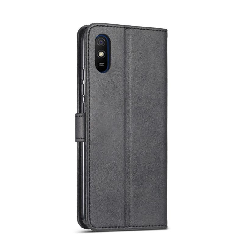 Kotelot Xiaomi Redmi 9A Harmaa Musta Lc.Imeeke Nahkaefekti