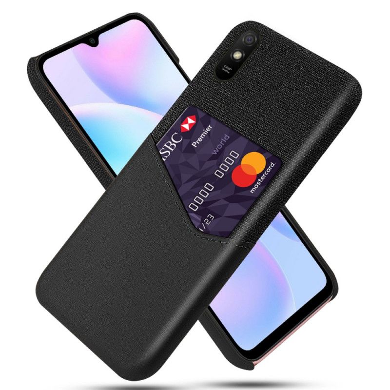 Kuori Xiaomi Redmi 9A Harmaa Musta Ksq-Kortin Haltija Suojakuori