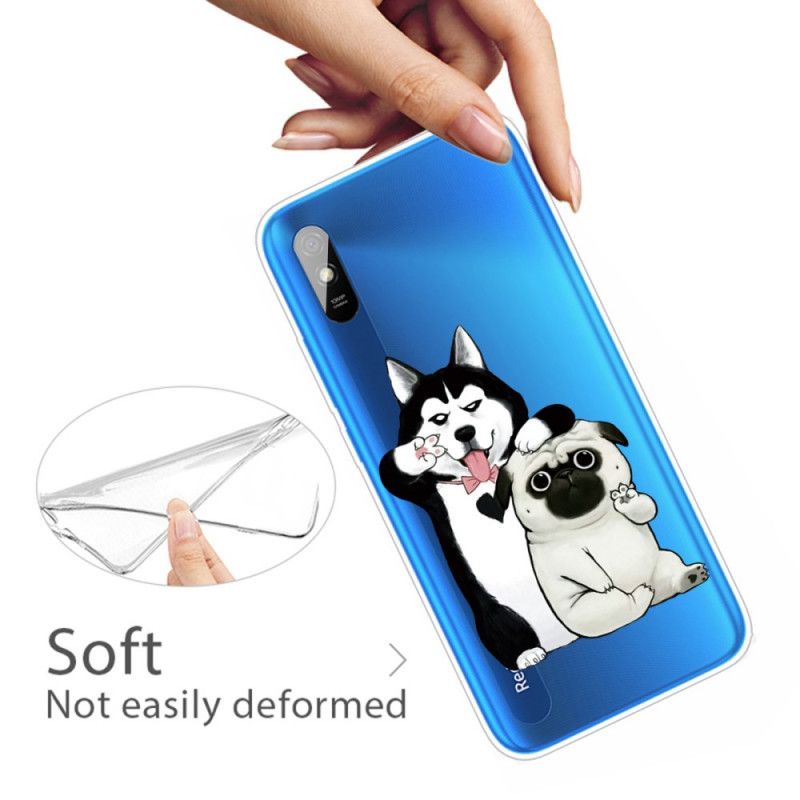 Kuori Xiaomi Redmi 9A Hauskoja Koiria