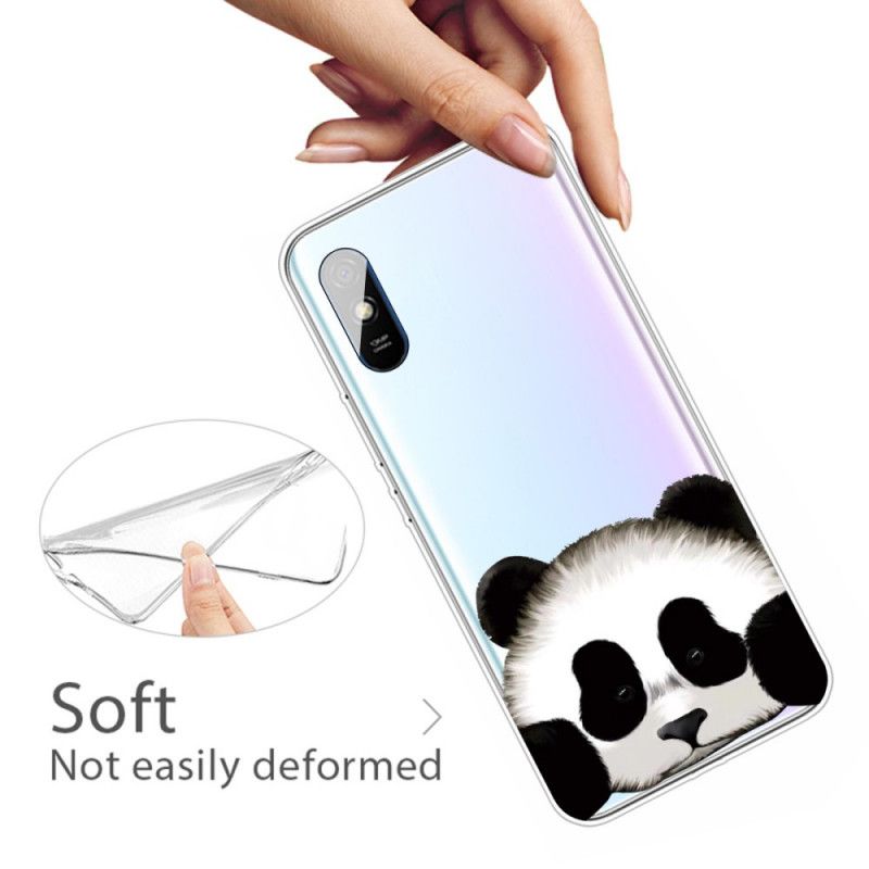 Kuori Xiaomi Redmi 9A Läpinäkyvä Panda