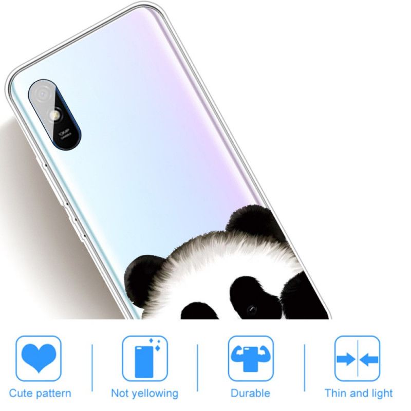 Kuori Xiaomi Redmi 9A Läpinäkyvä Panda