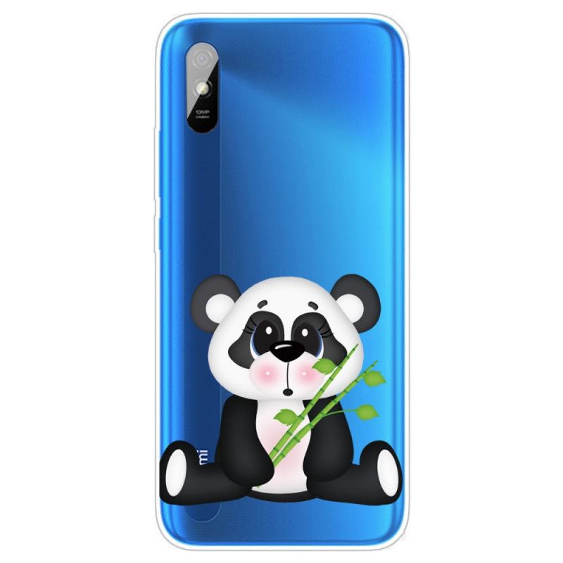 Kuori Xiaomi Redmi 9A Läpinäkyvä Surullinen Panda Suojakuori