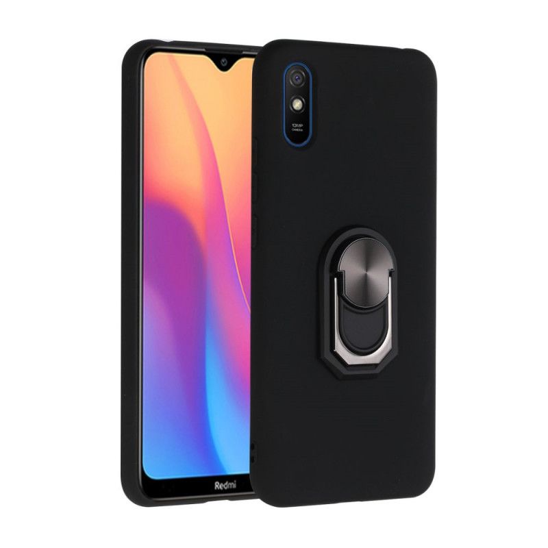 Kuori Xiaomi Redmi 9A Punainen Musta Metalloitu Rengastuki