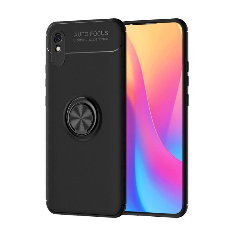 Kuori Xiaomi Redmi 9A Punainen Musta Pyörivä Rengas