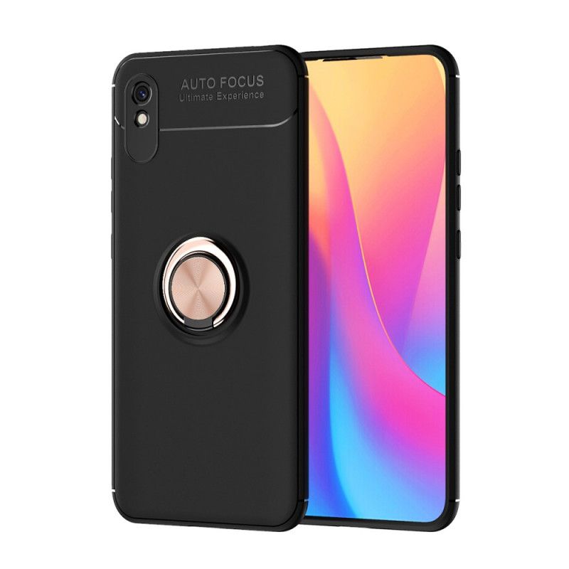 Kuori Xiaomi Redmi 9A Punainen Musta Pyörivä Rengas