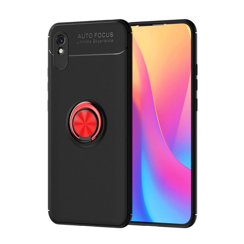 Kuori Xiaomi Redmi 9A Punainen Musta Pyörivä Rengas