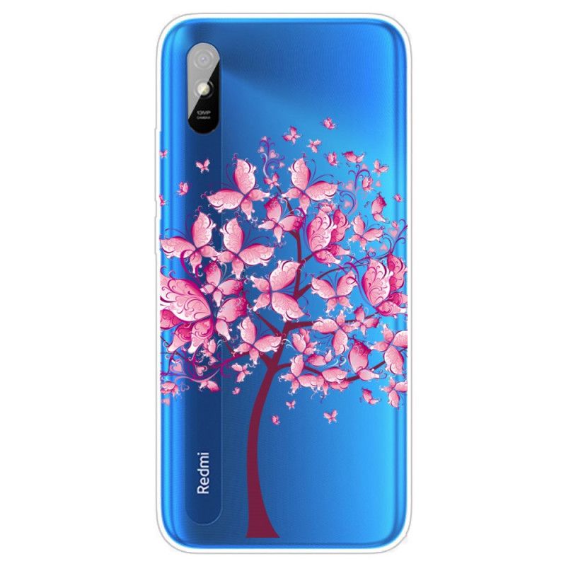 Kuori Xiaomi Redmi 9A Vaaleanpunainen Puunpää