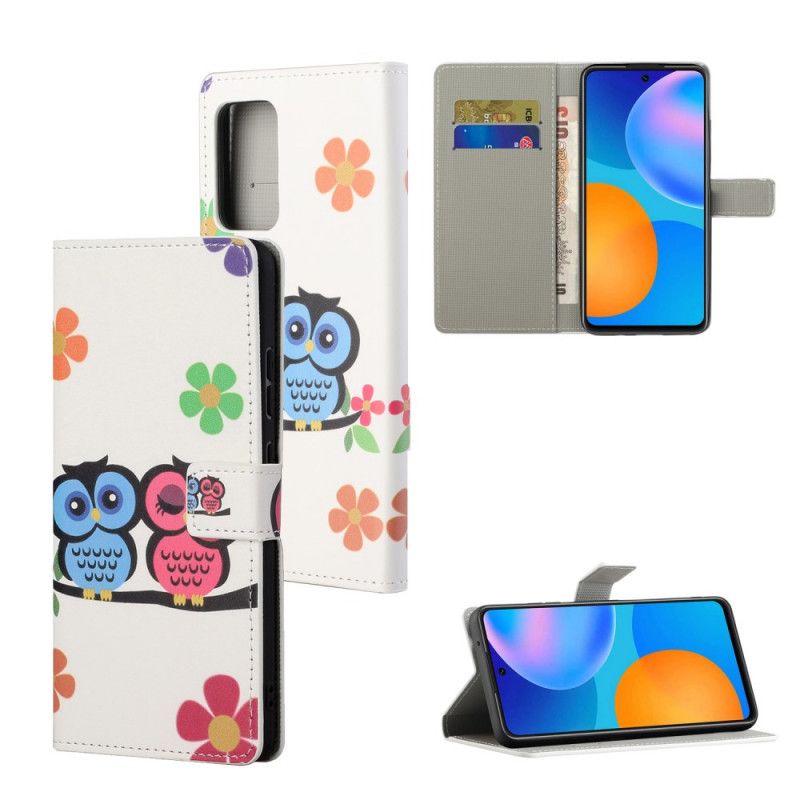 Flip Case Xiaomi Redmi Note 10 Pro Pari Pöllöä