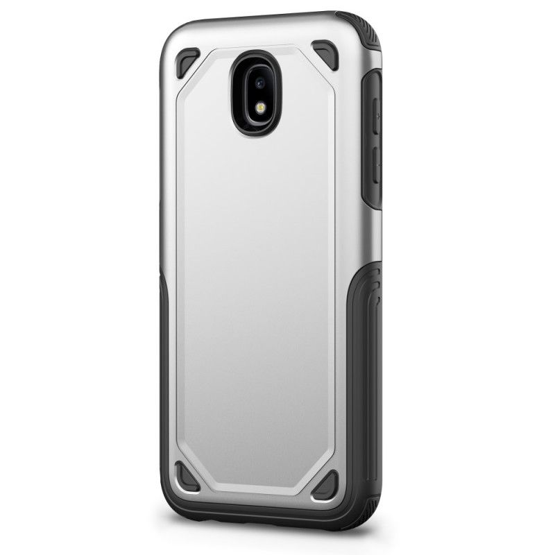 Case Kuoret Samsung Galaxy J5 2017 Harmaa Musta Puhelinkuoret Premium-Metallitehoste