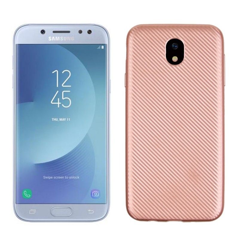 Case Kuoret Samsung Galaxy J5 2017 Kultainen Puhelinkuoret Korkealaatuinen Hiili