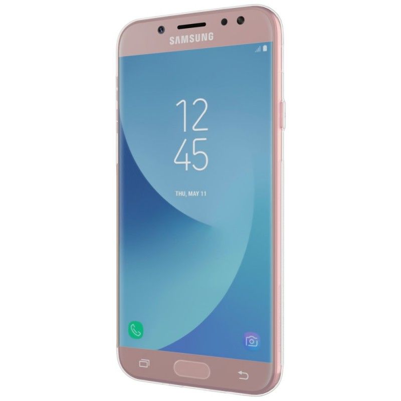 Case Kuoret Samsung Galaxy J5 2017 Valkoinen Puhelinkuoret Läpinäkyvä Nillkin