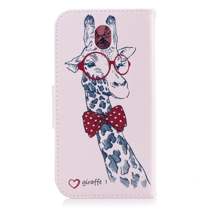 Flip Case Samsung Galaxy J5 2017 Nörtti Kirahvi