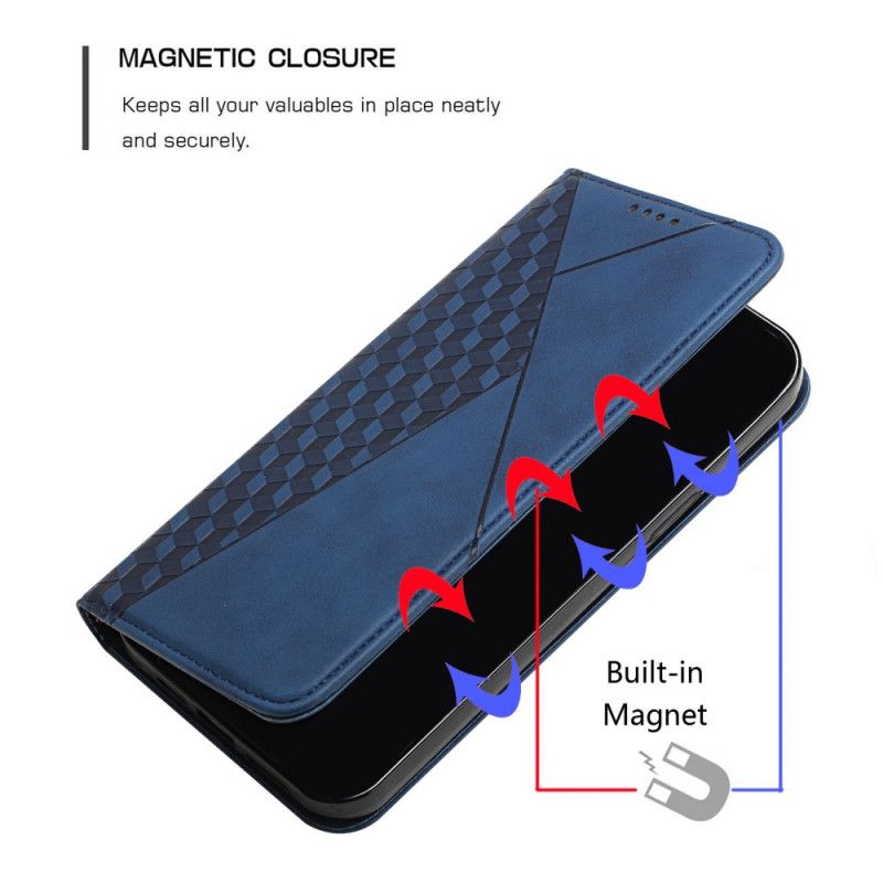 Flip Kotelot Xiaomi Mi 11i 5g / Poco F3 Geo Leather Effect Suojakuori