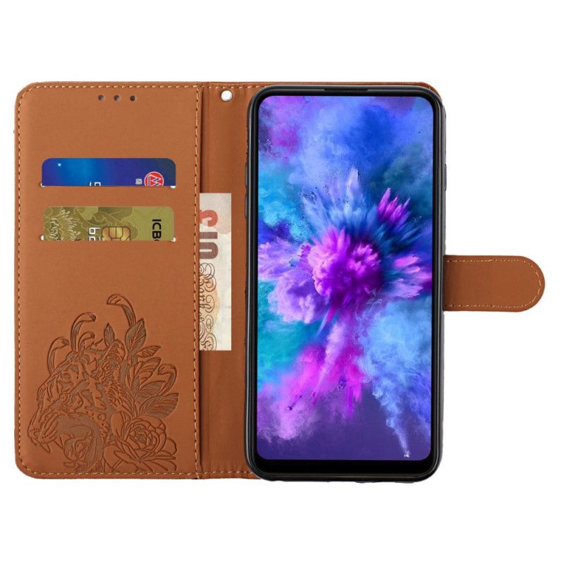 Flip Kotelot Xiaomi Mi 11i 5g / Poco F3 Tiger Baroque Strap