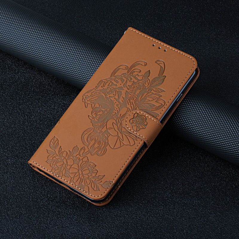 Flip Kotelot Xiaomi Mi 11i 5g / Poco F3 Tiger Baroque Strap