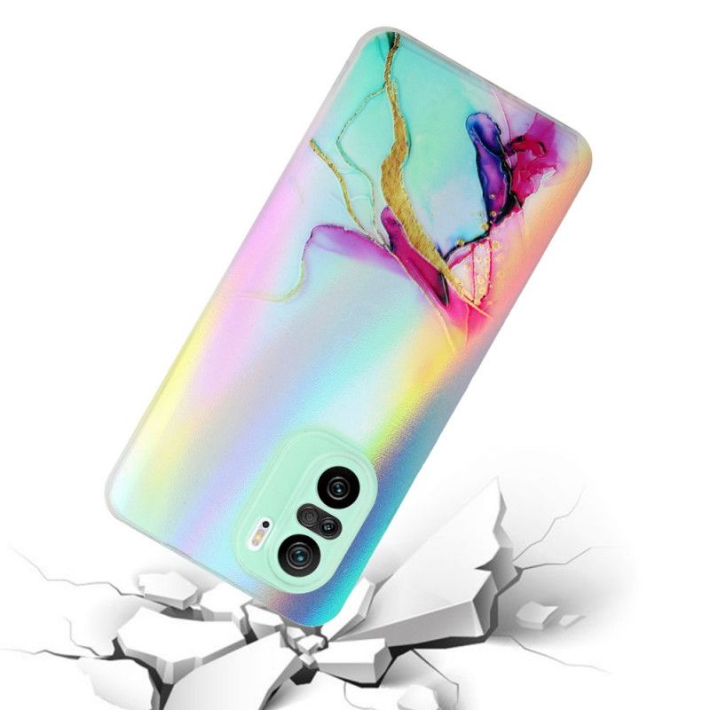 Kuori Case Xiaomi Mi 11i 5g / Poco F3 Puhelinkuoret Laser Effect Marble