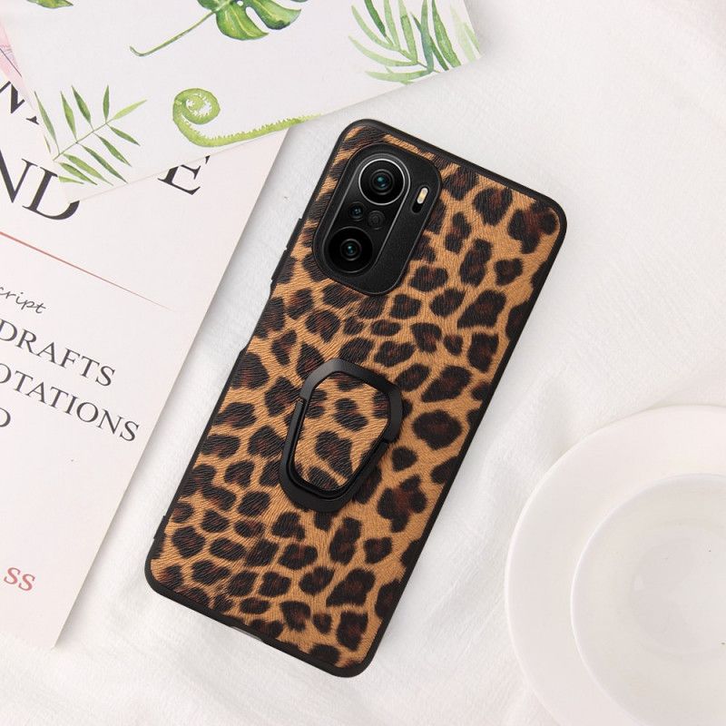 Kuori Case Xiaomi Mi 11i 5g / Poco F3 Puhelinkuoret Leopard Sormusteline Leopard Sormusteline