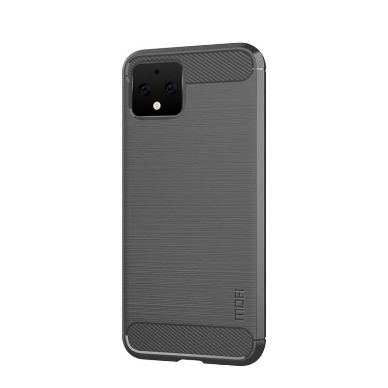 Case Kuoret Google Pixel 4 XL Harmaa Musta Puhelinkuoret Mofi Harjattu Hiilikuitu