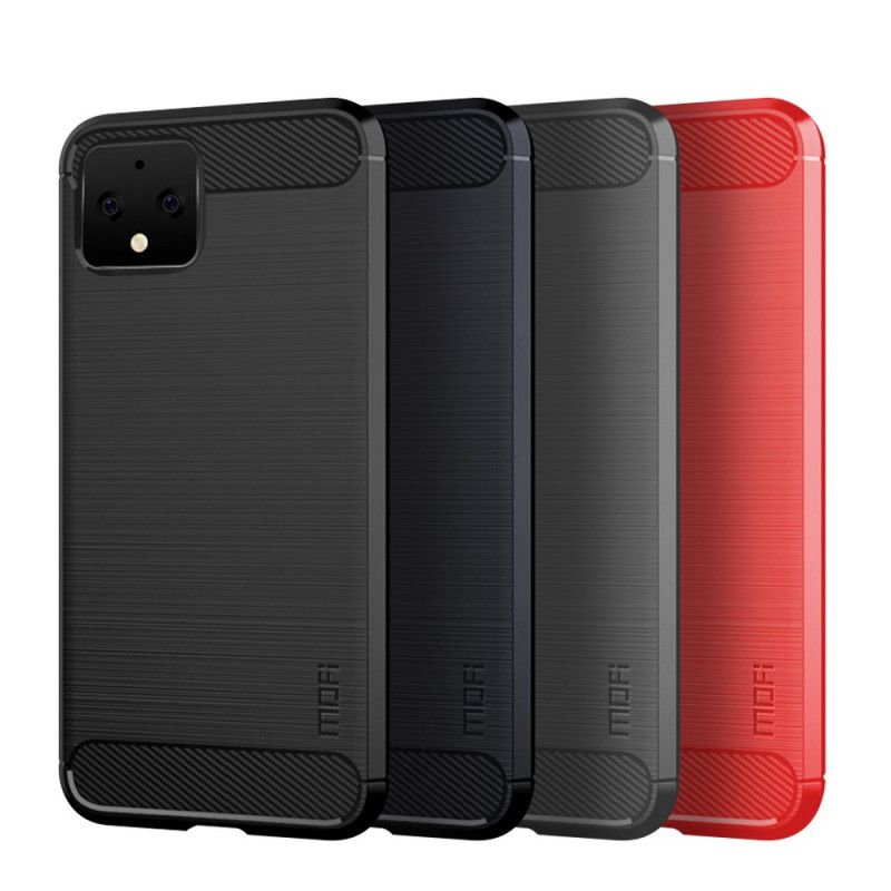 Case Kuoret Google Pixel 4 XL Harmaa Musta Puhelinkuoret Mofi Harjattu Hiilikuitu