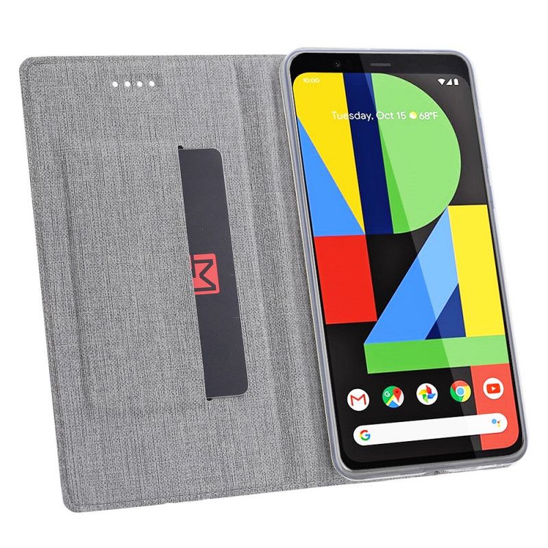 Flip Kotelot Google Pixel 4 XL Magenta Harmaa Kuvioitu