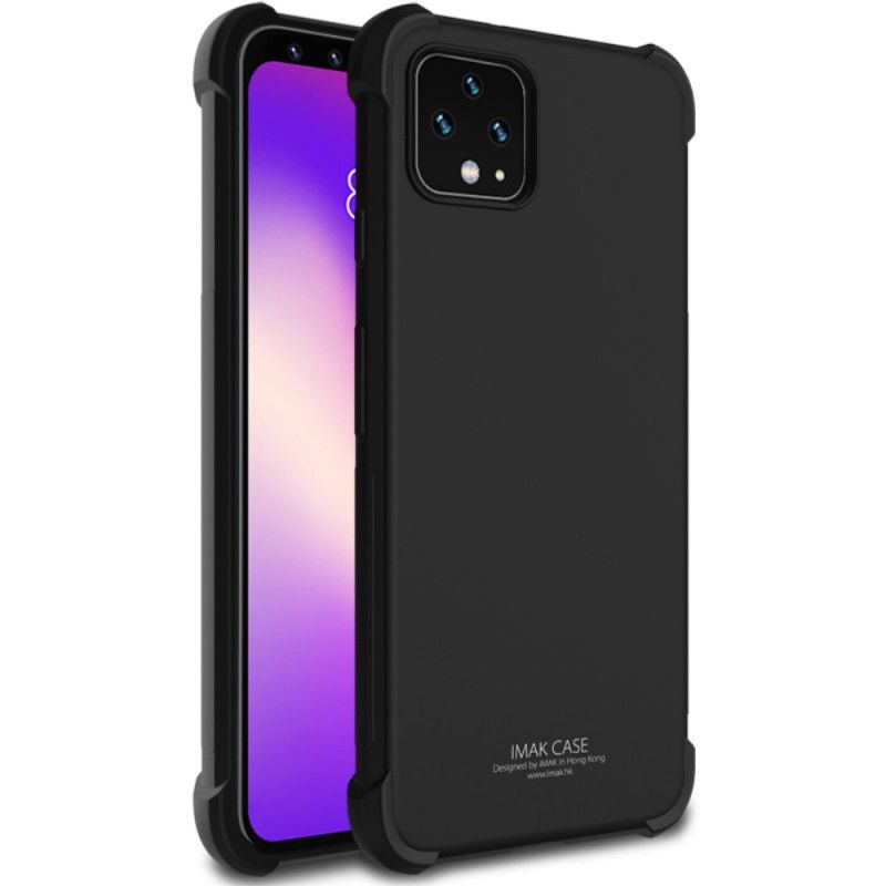 Kuori Google Pixel 4 XL Harmaa Musta Imak Silkkinen Suojakuori