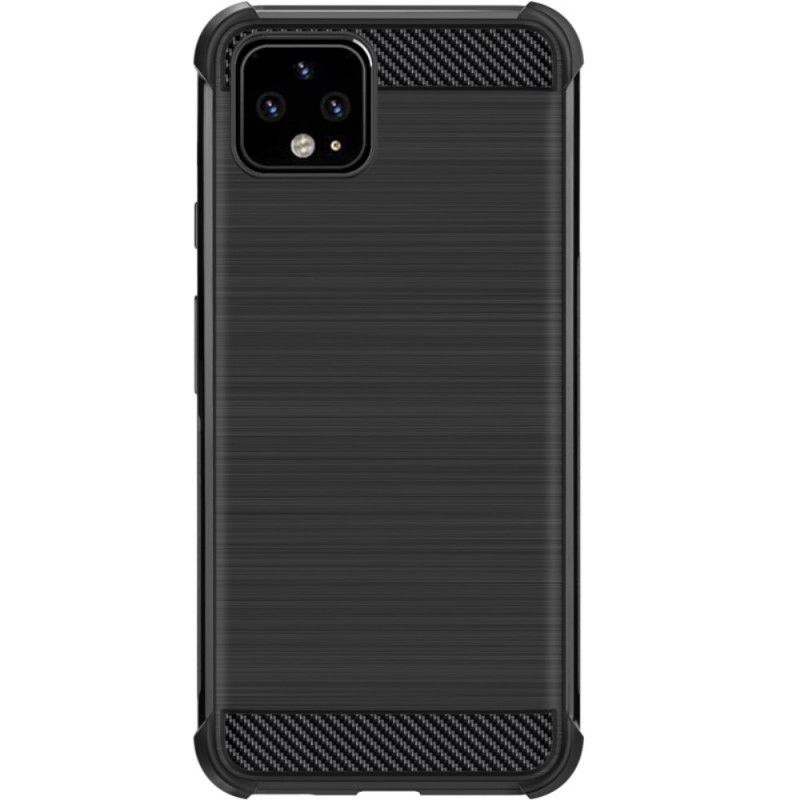 Kuori Google Pixel 4 XL Puhelinkuoret Imak-Harjattu Hiilikuitu